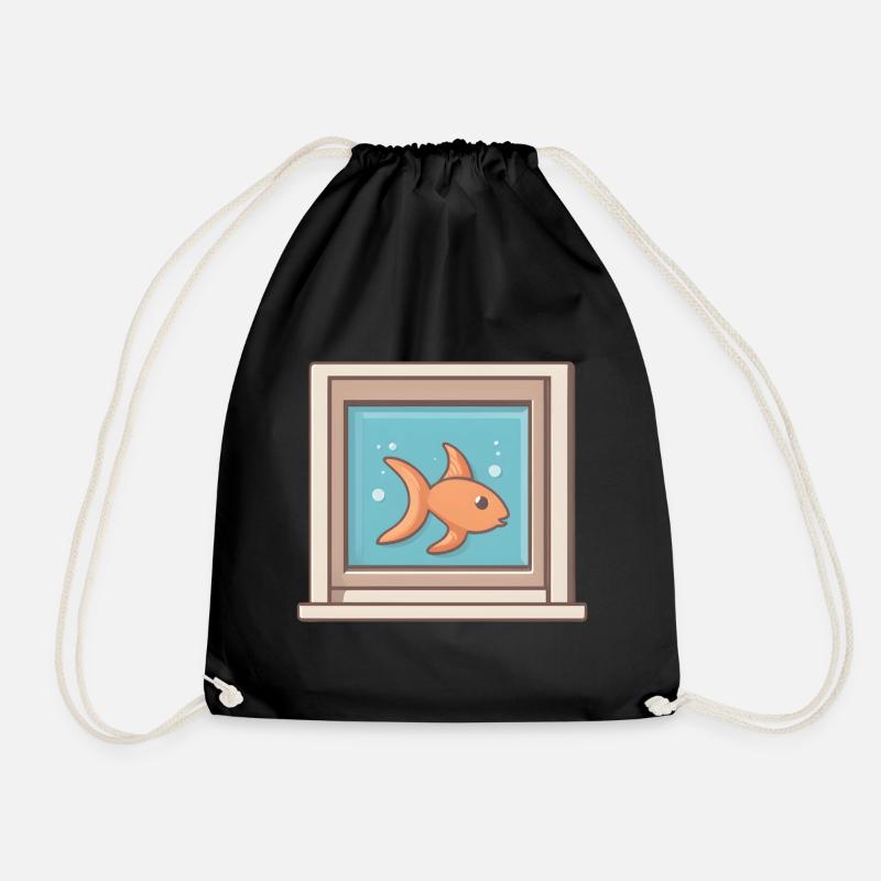 AquaFrame - Drawstring Bag - black