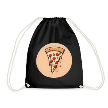 Pepperoni Melt - Drawstring Bag - black - Front