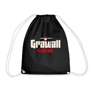 Grawallschadl - Turnbeutel - Schwarz - Vorne