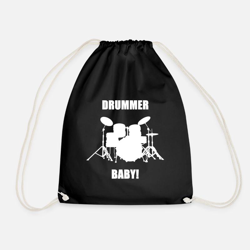 Drummer - Turnbeutel - Schwarz