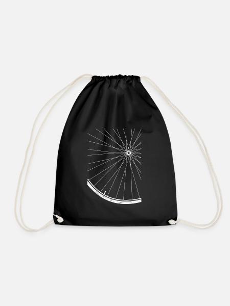 Fahrrad Speichen Shirt - Turnbeutel - Schwarz