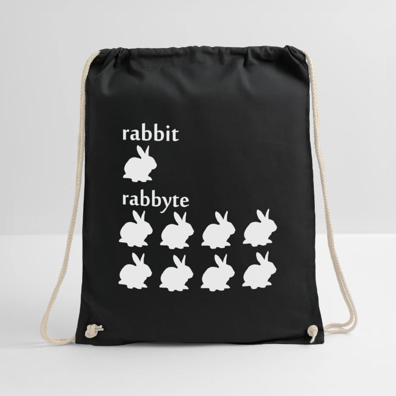 Programmierer Informatiker byte Rabbit Geschenk Turnbeutel