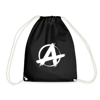 Punk punk punk anarchie symbole signe cadeau - Sac de sport léger - noir - Devant