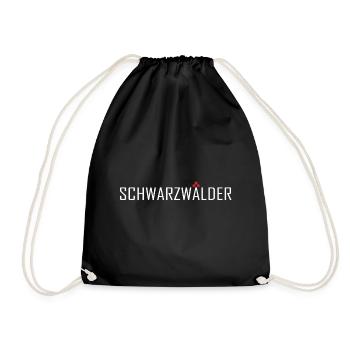 Schwarzwälder Schwarzwald Berge Geschenk - Turnbeutel - Schwarz - Vorne
