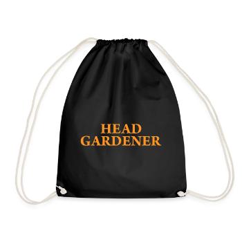 Chef jardinier jardinier jardinier jardinier - Sac de sport léger - noir - Devant