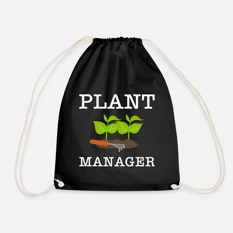 Plant Manager Gärtner Gärtnerin Gartenarbeit - Turnbeutel - Schwarz