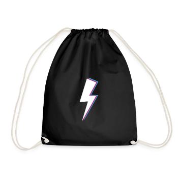 Cadeau de style rétro rétro Blitz - Sac de sport léger - noir - Devant