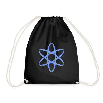 Symbole atomique puissance nucléaire - Sac de sport léger - noir - Devant