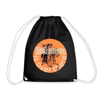 Halloween Is Over There - Drawstring Bag - black - Front
