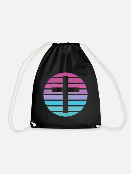 Chrétien - Sac de sport léger - noir