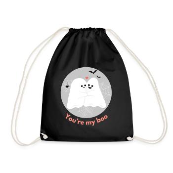 You're my boo - Drawstring Bag - black - Front