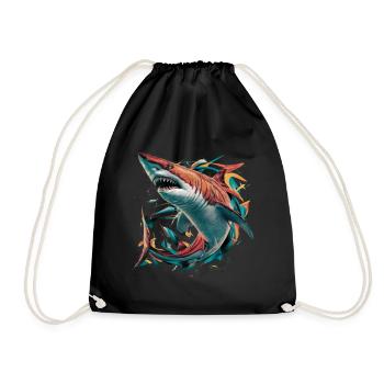Shark - Sac de sport léger - noir - Devant