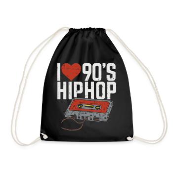 Hip Hop des années 90 - Sac de sport léger - noir - Devant