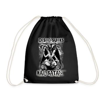 Disco suce la grêle Satan - VelvetBlackCultClothing - Sac de sport léger - noir - Devant