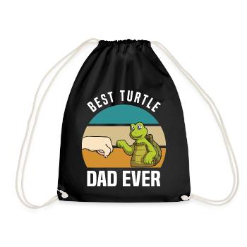 | des amoureux des tortues Animaux Animaux Cadeaux - Sac de sport léger - noir - Devant