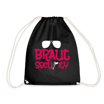 Sécurité de la mariée - Sac de sport léger - noir - Devant