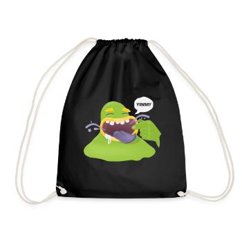 Fressmonster - Turnbeutel - Schwarz - Vorne