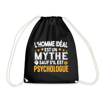 Psychologue Psychologie Métier Humour Cadeau - Sac de sport léger - noir - Devant