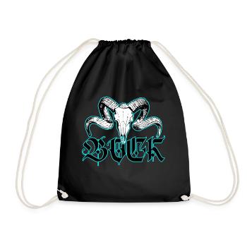 Bock - Turnbeutel - Schwarz - Vorne