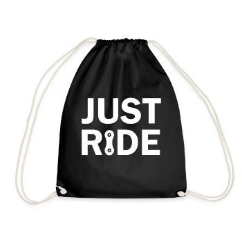 Just Ride Mountainbike cyclist chain - Turnbeutel - Schwarz - Vorne