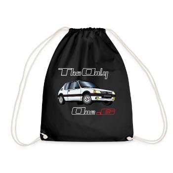 205 1.6 1984 1985 1986 Blanc Meije - Sac de sport léger - noir - Devant