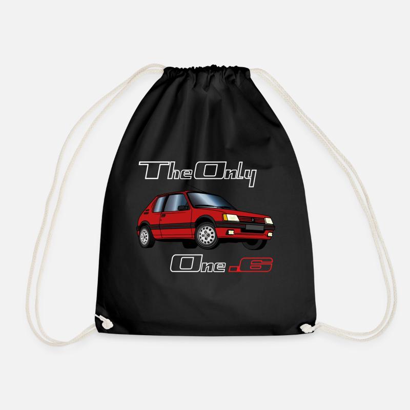 205 1,6 1987 1988 1989 1990 Rouge Vallelunga - Sac de sport léger - noir