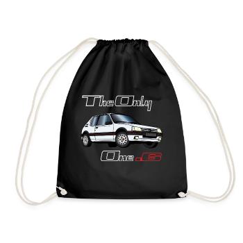 205 1,6 1991 1992 Blanc Meije - Sac de sport léger - noir - Devant