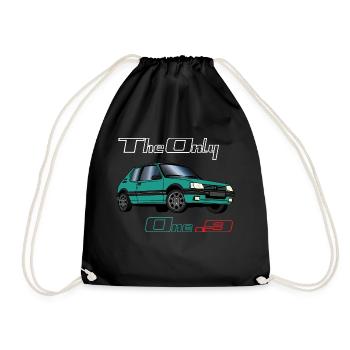 205 1,9 1991 Griffe Vert Fluorite - Sac de sport léger - noir - Devant