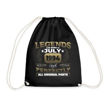 Légende Née en 1994 Cadeau d’anniversaire du 28 juillet - Sac de sport léger - noir - Devant