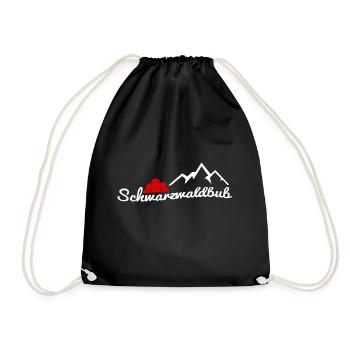 Schwarzwaldbub - Cadeau pour les garçons de la Forêt-Noire - Sac de sport léger - noir - Devant