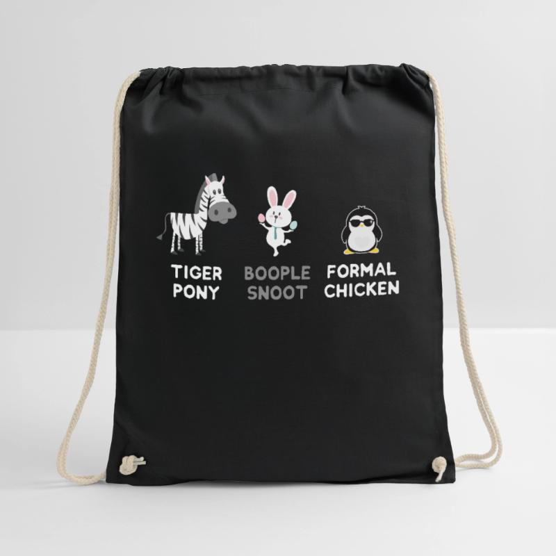 Zebra - Hase - Pinguin oder doch Tiger Pony.... Turnbeutel