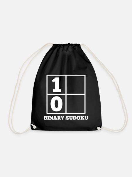 sudoku binaire - Sac de sport léger - noir