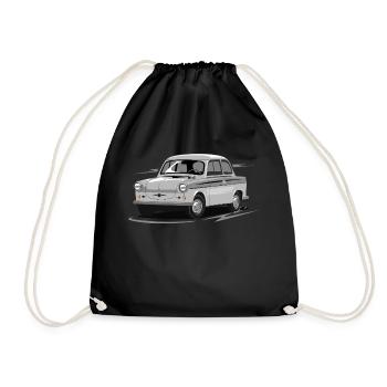  P50 - Drawstring Bag - black - Front