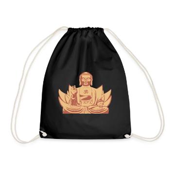 Bouddha Om - Sac de sport léger - noir - Devant