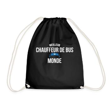 Meilleur Chauffeur de bus du monde homme - Sac de sport léger - noir - Devant
