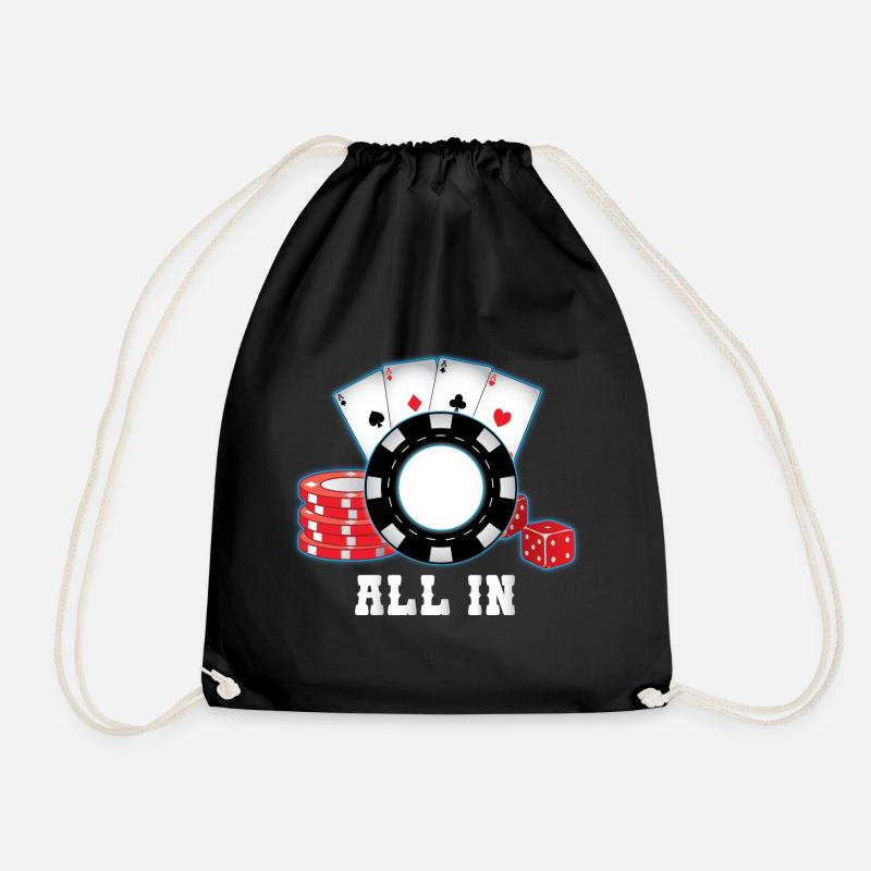 Poker All In - Sac de sport léger - noir