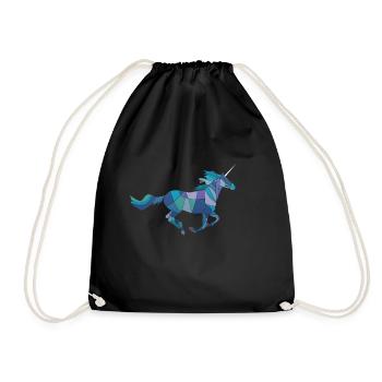 licorne glace bleu est à la recherche d'un nouveau propriétaire - Sac de sport léger - noir - Devant