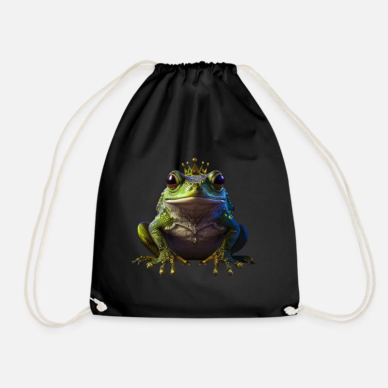Froschkönig - Turnbeutel - Schwarz