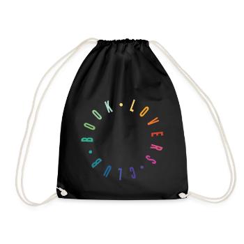 Book Lovers Club Rainbow - Drawstring Bag - black - Front