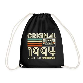 1994 Vintage anniversaire Vintage rétro cadeau - Sac de sport léger - noir - Devant
