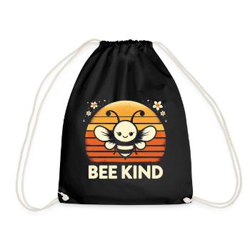 Bee Child Bee - Drawstring Bag - black - Front