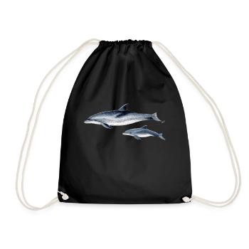 Spotted Dolphin - Spotted Dolphin - Dauphin tacheté - Turnbeutel - Schwarz - Vorne