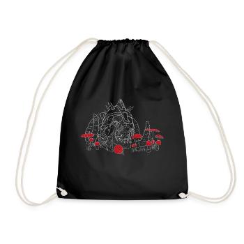 Dumb Scream of the Viking - Drawstring Bag - black - Front