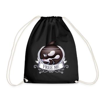 Free me - Sac de sport léger - noir - Devant
