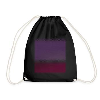 Abstrakte Kunst #1, Mein eigenes Rothko-inspiriertes Design - Turnbeutel - Schwarz - Vorne