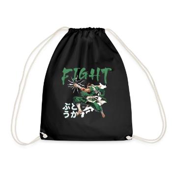 Fight for Your Fate - Martial Artist - Drawstring Bag - black - Front