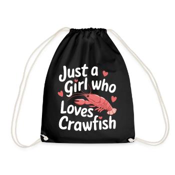Homards, crabes, crevettes, fruits de mer - Sac de sport léger - noir - Devant