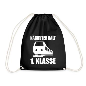 Einschulung Erste Klasse Geschenk - Turnbeutel - Schwarz - Vorne
