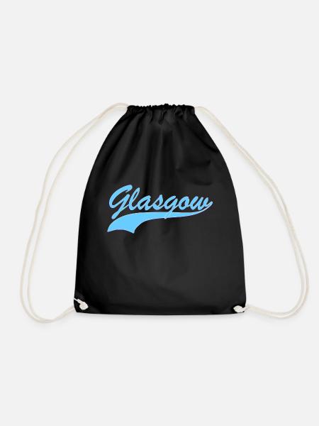 Glasgow - Drawstring Bag - black