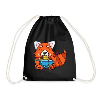 Ramen Life Motiv Raccoon Chemise Motif Ramen Noodle - Sac de sport léger - noir - Devant